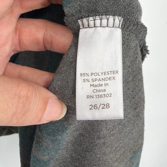 Avenue Floral Asymmetric Womens Top Sz 26/28 Cottagecore Boho Lagenlook Earthy - Picture 8 of 9